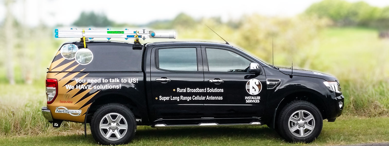 Rural broadband installation van